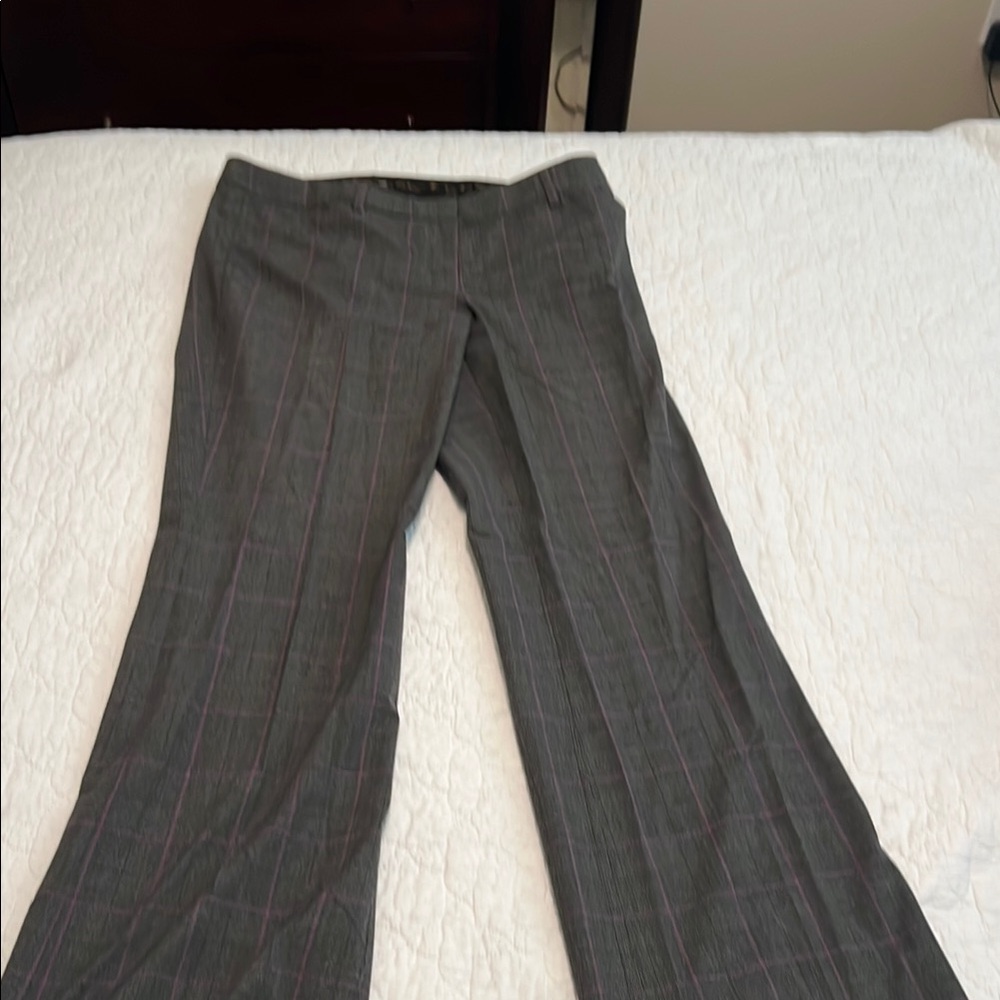 Gray Pinstripe Trousers